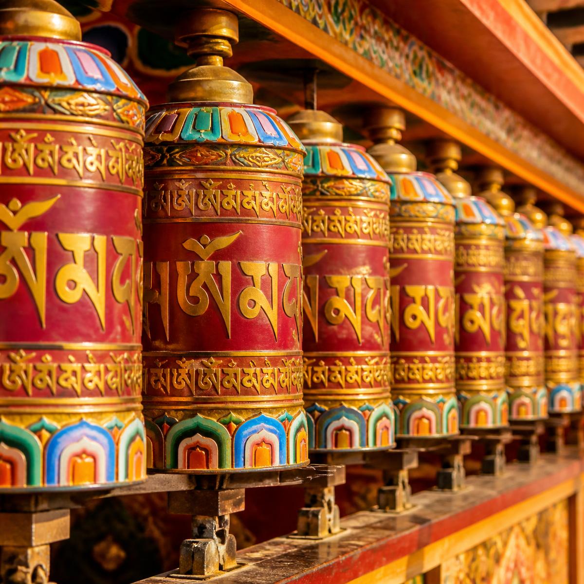 Rodas de oração tibetanas